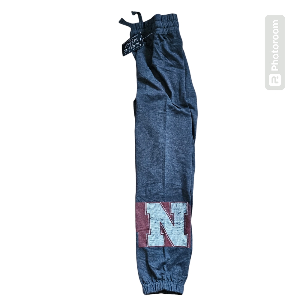 Sideline Gray Nebraska Receiver Men's Lounge Pants Size S  NWT
